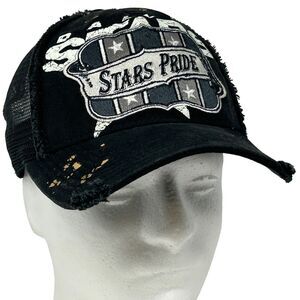 Dallas Stars Trucker Hat Baseball Cap Black New Era NHL Ice Hockey Mesh Snapback